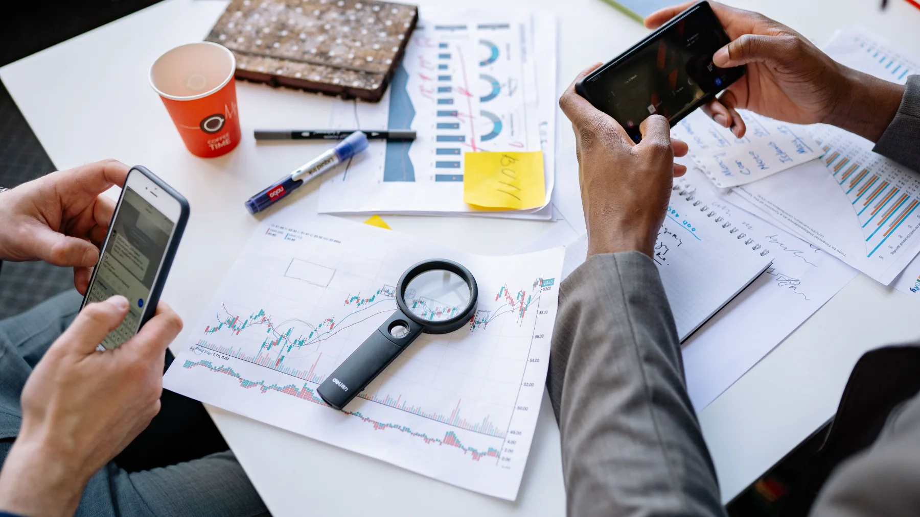 Two SEO professionals creating an AI search guide for agriculture and climate-focused brands